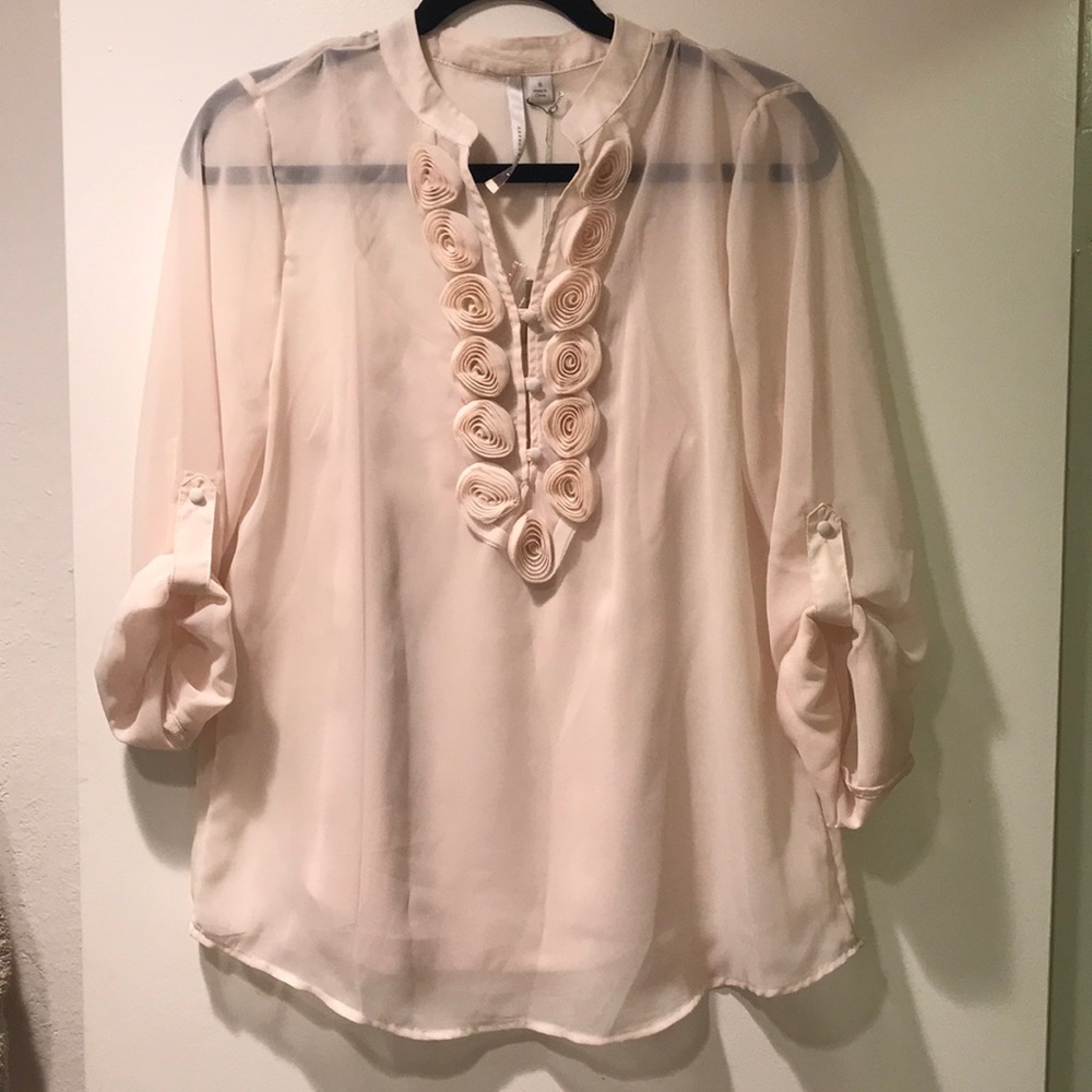Floral Embellished Blouse C2
